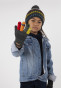 náhled Children knitted gloves Barts Puppeteer Gloves Dark Heather